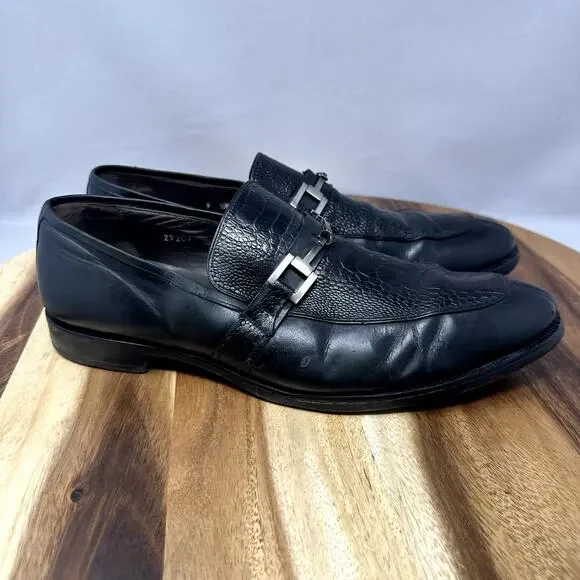 Mezlan | Shoes | Mezlan Size 95 M Lizard Black Bit Buckle  display picture 1